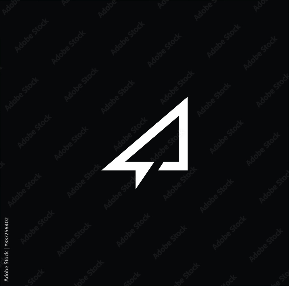 Minimal elegant monogram art logo. Outstanding professional trendy awesome artistic L initial based Alphabet icon logo. Premium Business logo white color on black background