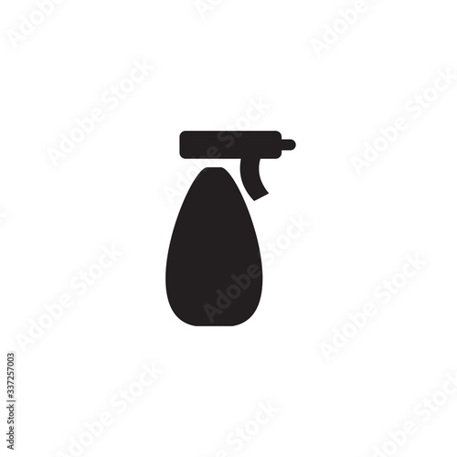 Hand sprayer icon logo design template