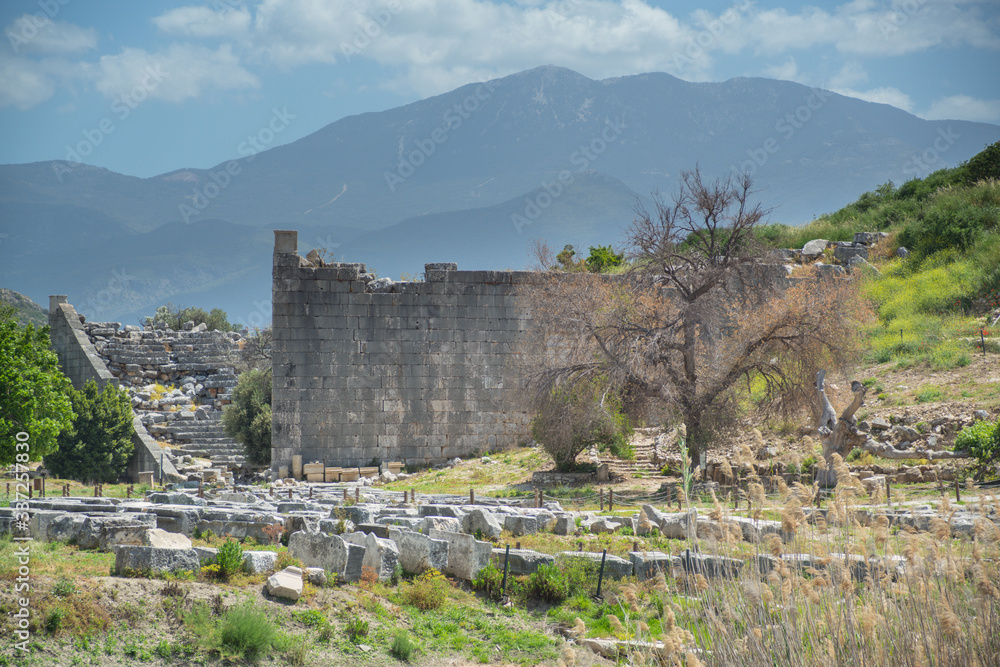 Fototapeta premium Ruins of Ancient city in Turkey