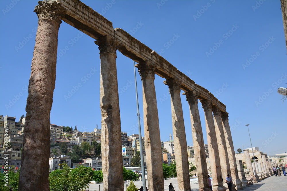 Ruines Amman Jordanie
