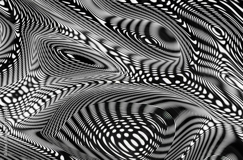 Abstract metall fluid art pattern texture effect concept. wavy lines. illustration
