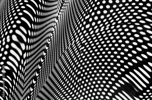 Wallpaper Mural Abstract metall fluid art pattern texture effect concept. wavy lines. illustration Torontodigital.ca