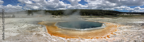 Hot spring in Yellowstone National Park, Wyoming 