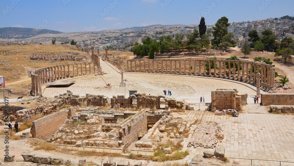 Site Archéologique Jerash Jordanie