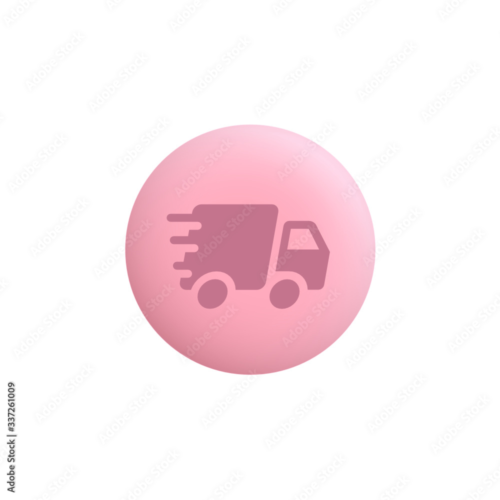 Fast Delivery - Modern App Button Fast Delivery - Modern App Button