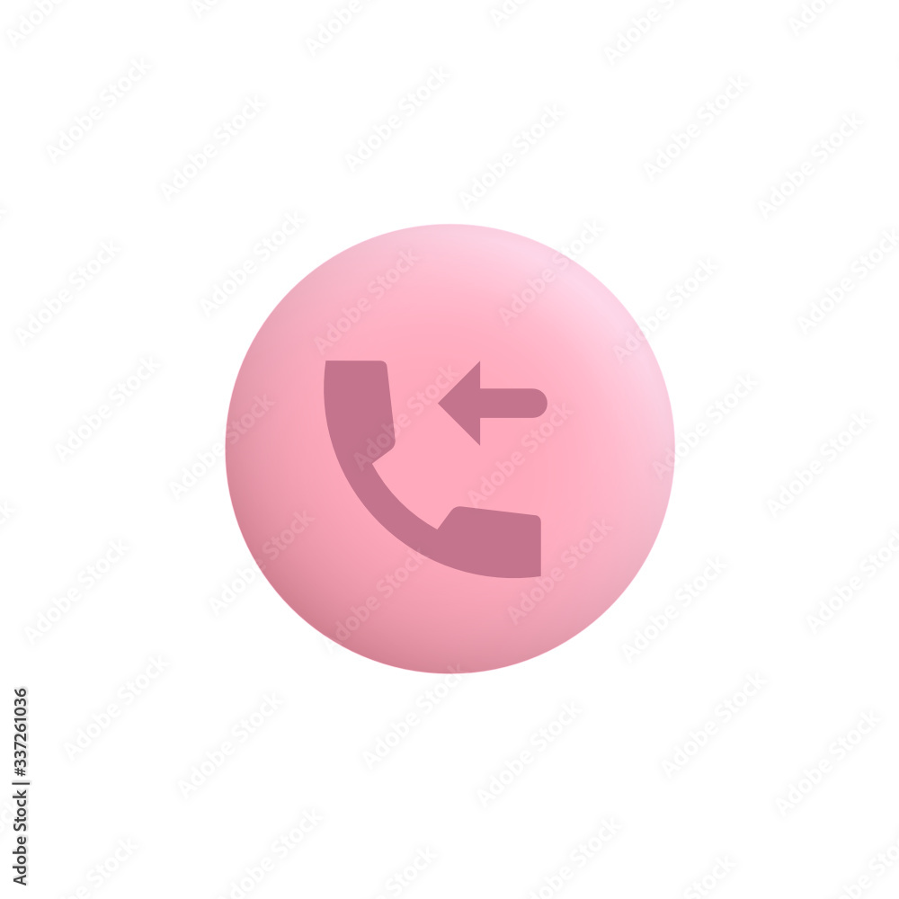 Incoming Call - Modern App Button Incoming Call - Modern App Button