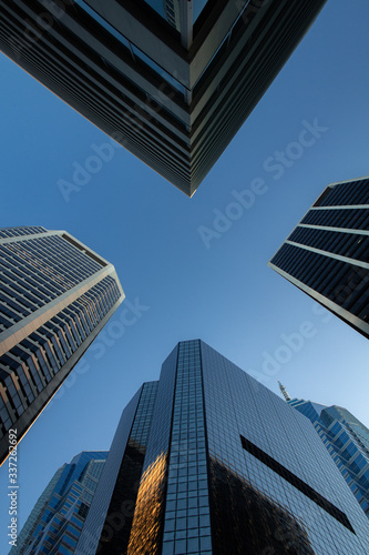 Buildings in Philadelphia, streets during clear day