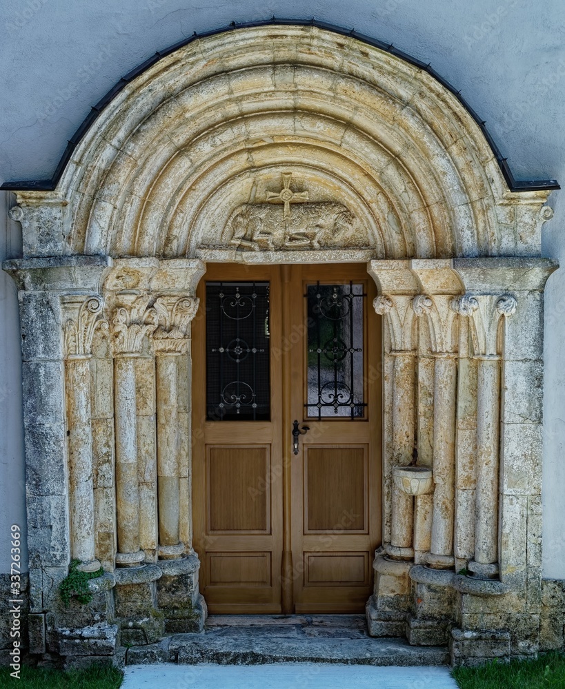 old church door