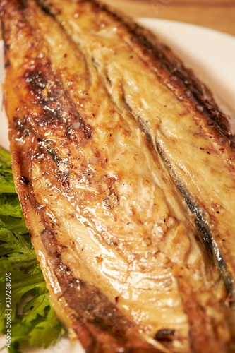 Wallpaper Mural Grilled fish close up shot  Torontodigital.ca