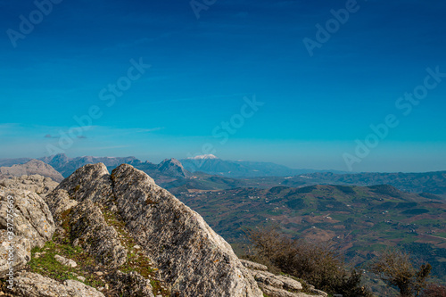 Torcal de Antequera. This natural park is located near Antequera. Spain.