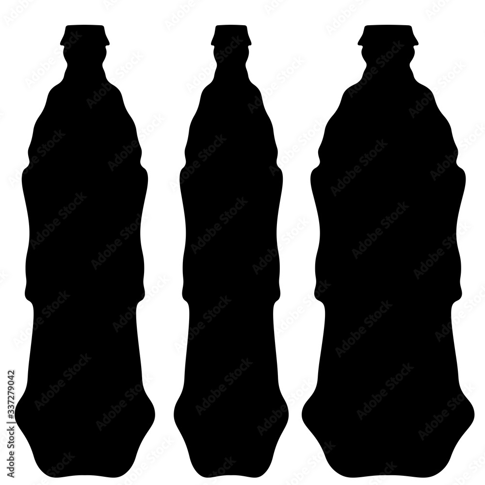 black silhouette clay ceramic tea bottle liquid beverage black silhouette clay ceramic tea bottle liquid beverage