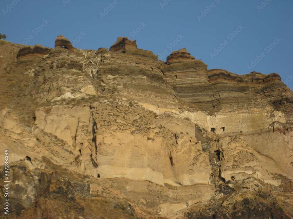 Fototapeta premium Cliffs at Santorini