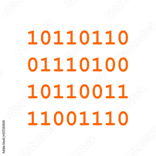 Binärcode und Hintergrund