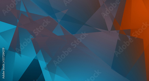 Design illustration with geometric shapes. Abstract background with triangular shapes. Colorful graphic wallpaper.