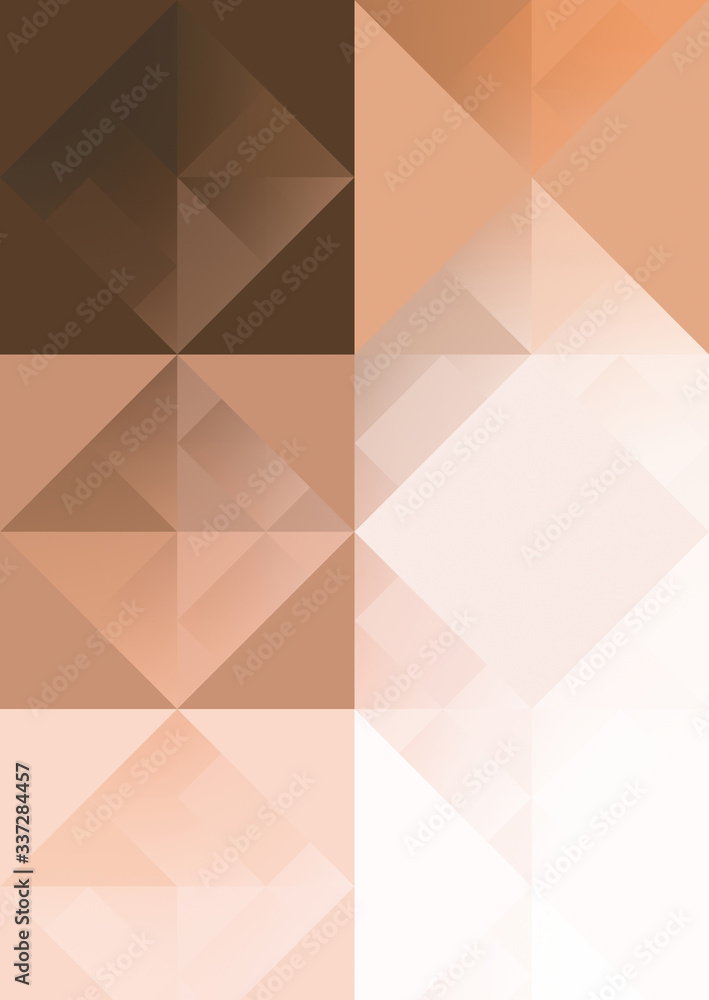 Fototapeta premium Geometric background of minimalist design. Abstract creative concept illustration.