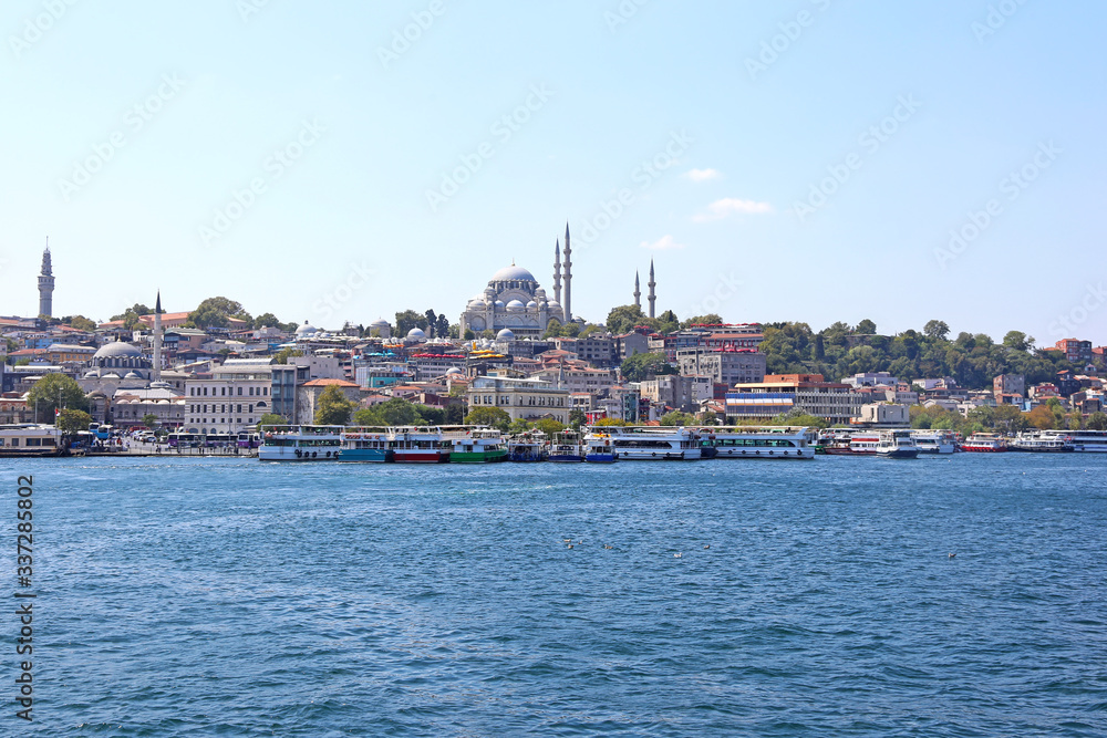 Bosphorus scenery at Istanbul Turkey