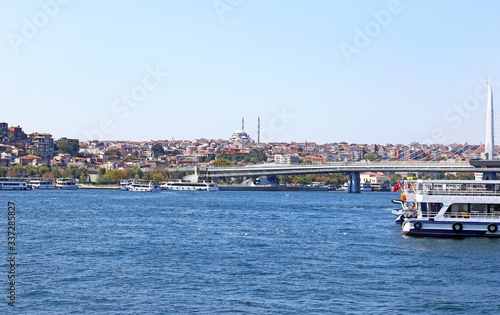 Bosphorus scenery at Istanbul Turkey