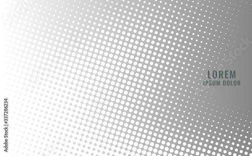 Abstract halftone dotted background. Monochrome grunge pattern with dot and circles. Vector modern pop art texture for posters, sites, business cards, cover, postcards, labels, stickers layout.