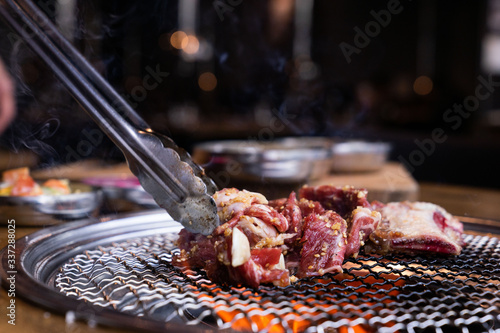 Obraz na płótnie korean bbq