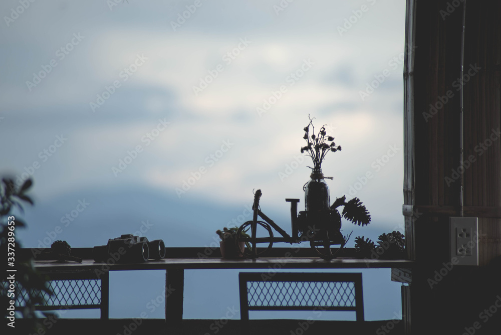 Fototapeta premium candles in the window