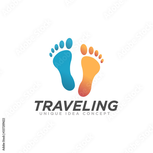 Travel Logo Design Vector Illustration