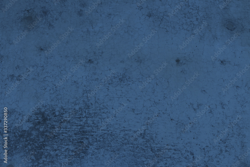 New blue concrete wall background