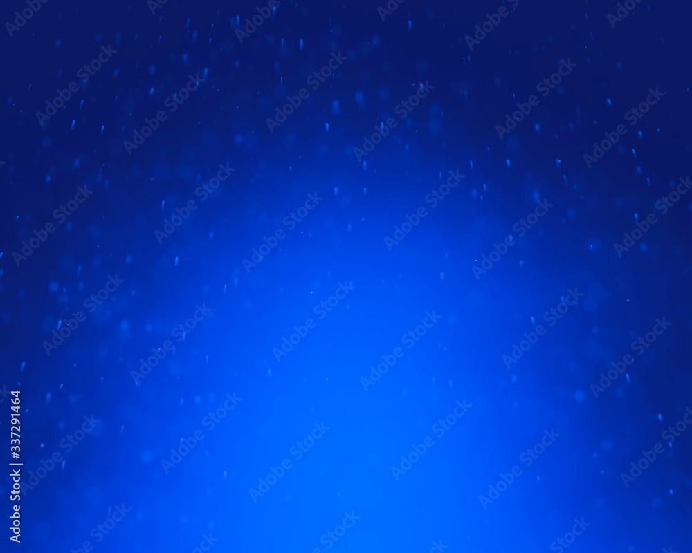 Blue bokeh background. Blur the background and wallpaper