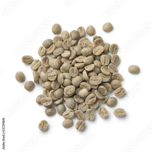 Heap of raw Pamwamba coffee beans from Malawi