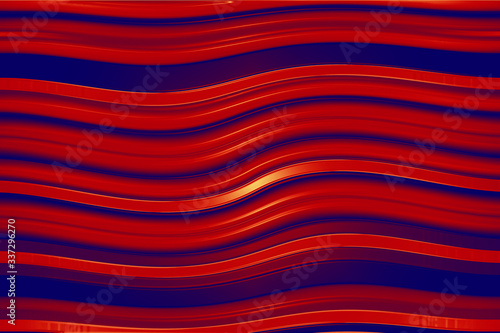 Plastic lines background red and blue