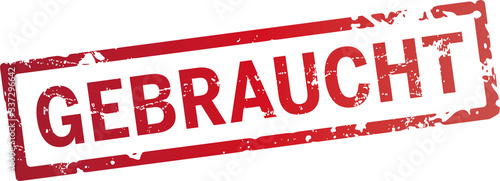roter Stempel gebraucht