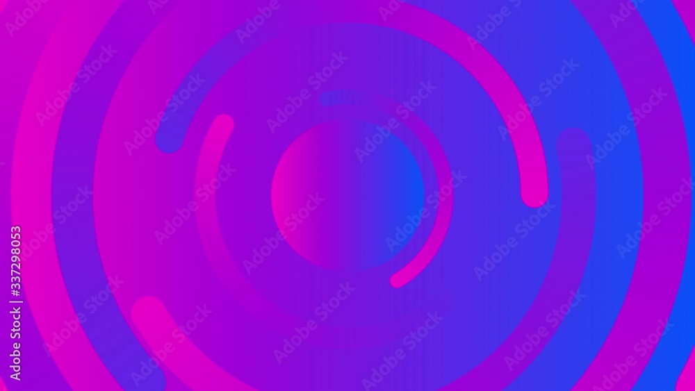 Abstract color animated background. Circles and arcs. Looped screensaver video footage. Blue and purple colors. 4K Abstract color animated background. Circles and arcs. Looped screensaver video footage. Blue and purple colors. 4K