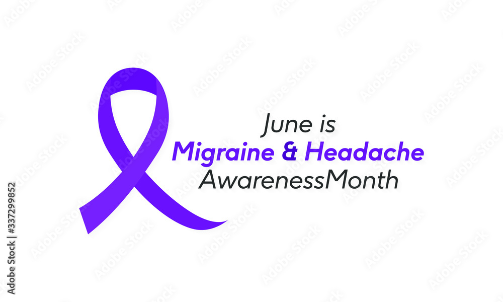 Vector illustration on the theme of National Migraine and Headache awareness month observed each year during June. Vector illustration on the theme of National Migraine and Headache awareness month observed each year during June.