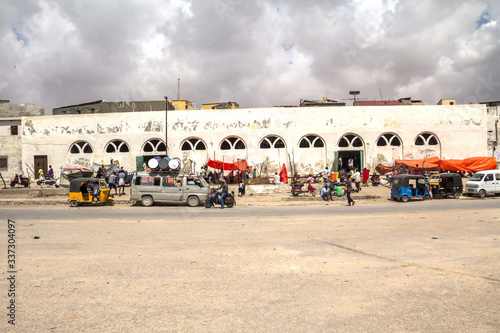 Obraz na plátně View of Mogadishu, Mogadishu is the capital city of Somalia