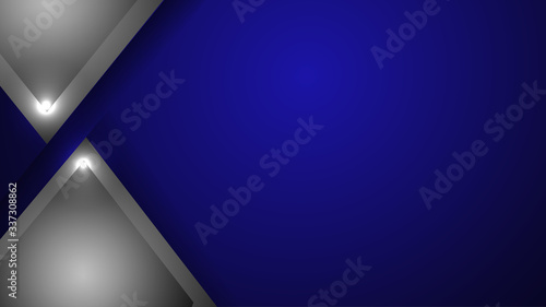 Blue background with abstract steel background