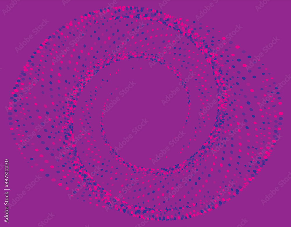 Dotted Halftone Vector Spiral Pattern or Texture Dotted Halftone Vector Spiral Pattern or Texture