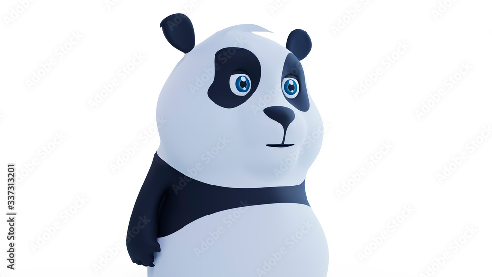 Naklejka premium Panda