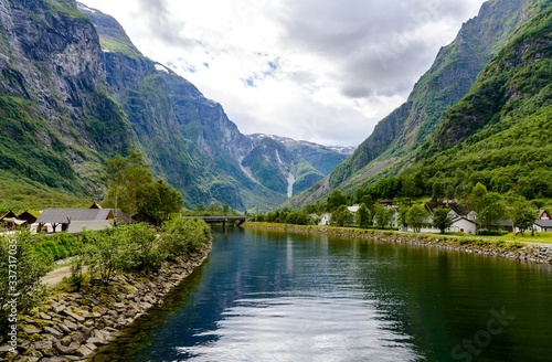 Naerofjord in Gudvangen, nearby Flam. Norway