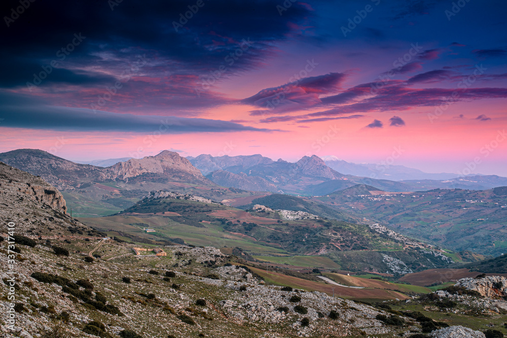 Obraz premium Torcal de Antequera. This natural park is located near Antequera. Spain.