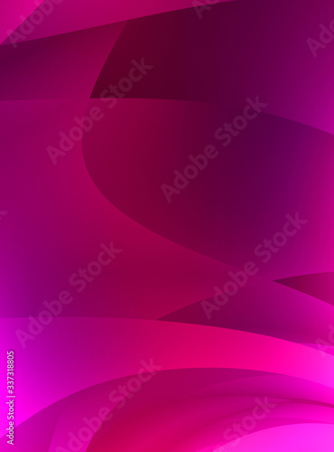 Abstract background with colorful gradient. Vibrant graphic wallpaper with stripes design. Fluid 2D illustration of modern movement.