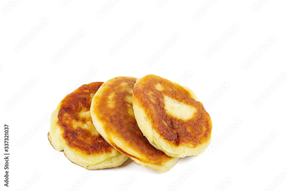 Pancakes isolated on white background Pancakes isolated on white background