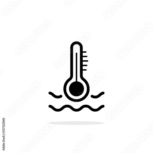 water temperature indicator simple icon