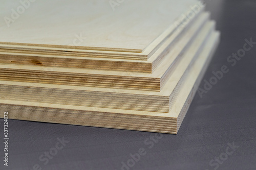 plywood boards on the furniture industry