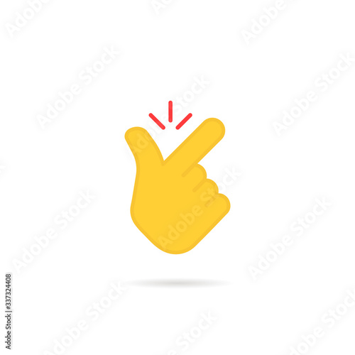 snap fingers like easy emoji logo