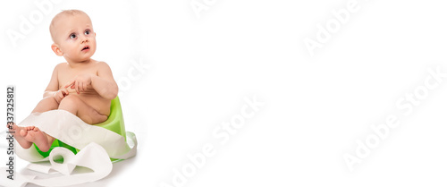 Fotografia sick child constipation, colic, bloating, indigestion heartburn, digestion, pain, diarrhea