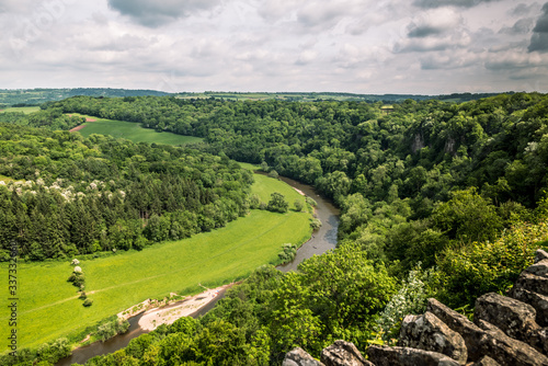 The Wye Valley from Symonds Yat Rock, Herefordshire, UK