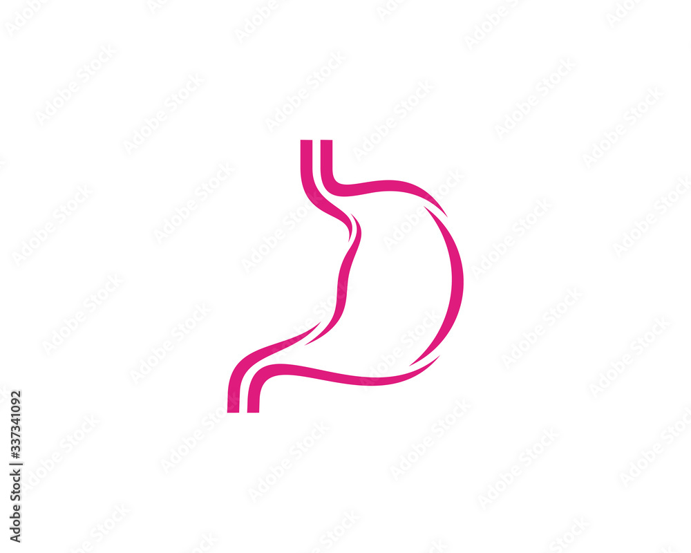 Stomach logo vector template, Creative stomach logo design concepts Stomach logo vector template, Creative stomach logo design concepts