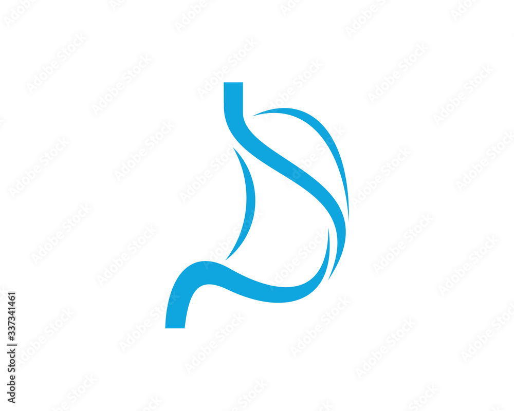 Stomach logo vector template, Creative stomach logo design concepts Stomach logo vector template, Creative stomach logo design concepts