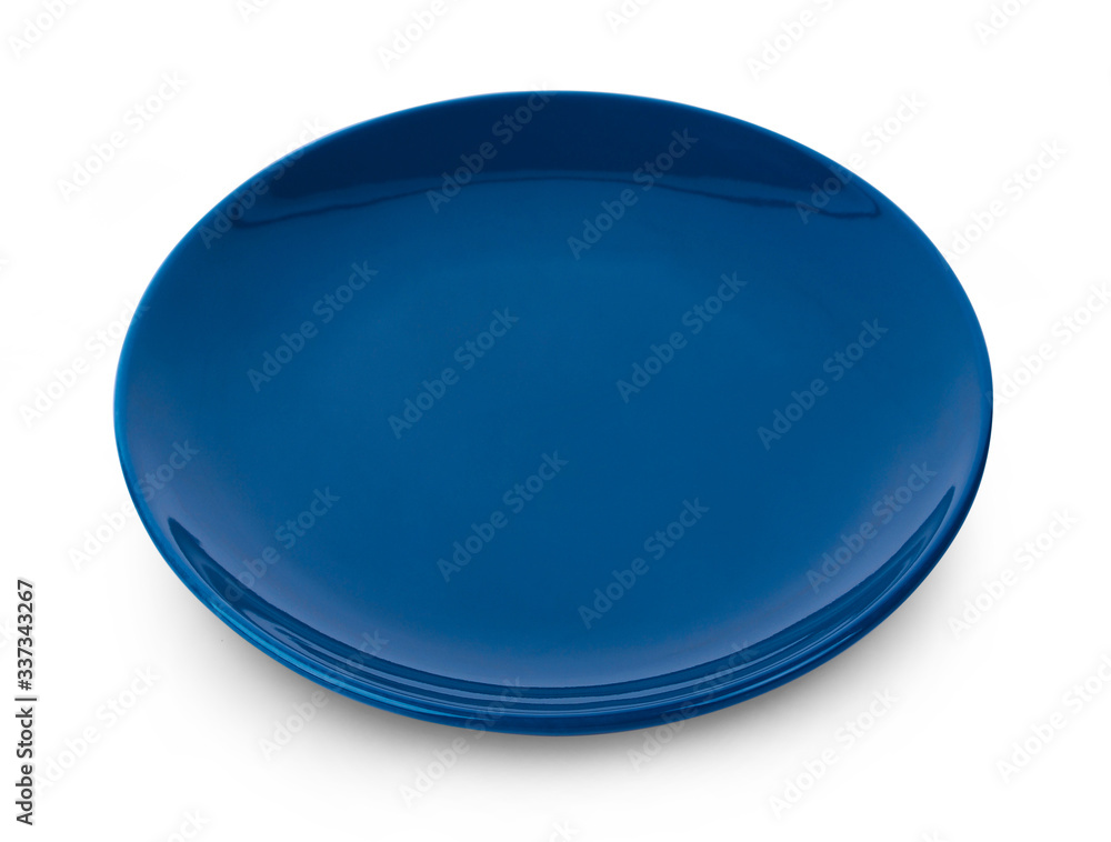 empty plate isolated on white background empty plate isolated on white background