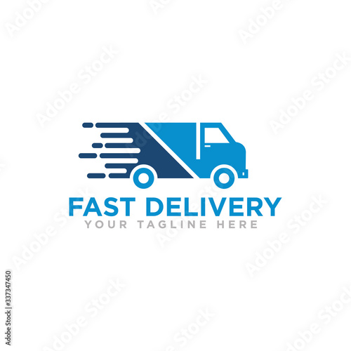 Delivery Logo Design Vector Illustration