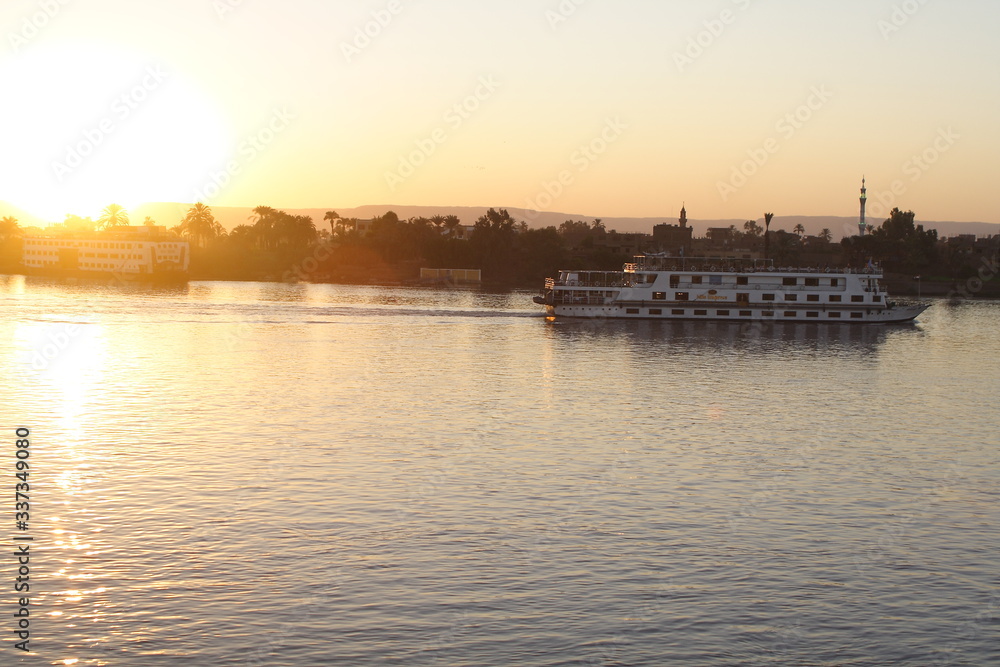 
Sunset in Luxor on the Nile